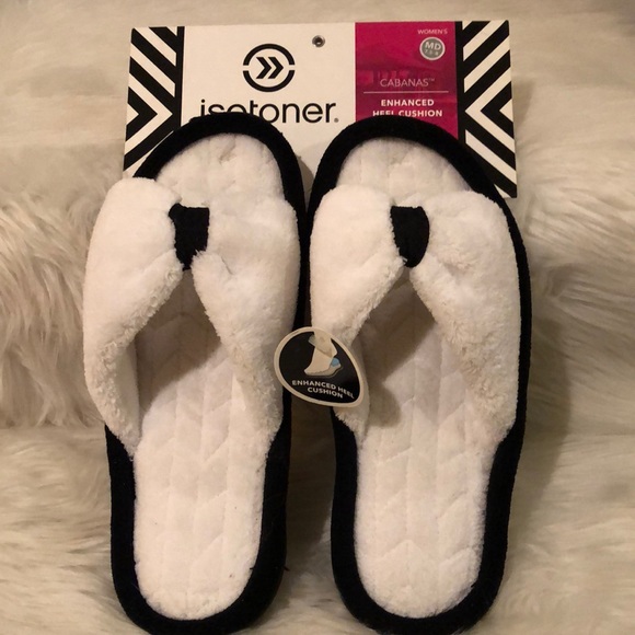 Isotoner “Cabanas” Slippers Indoor/Outdoor/NWT